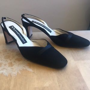 Nina comfort evening shoes,leather sole 71/2,